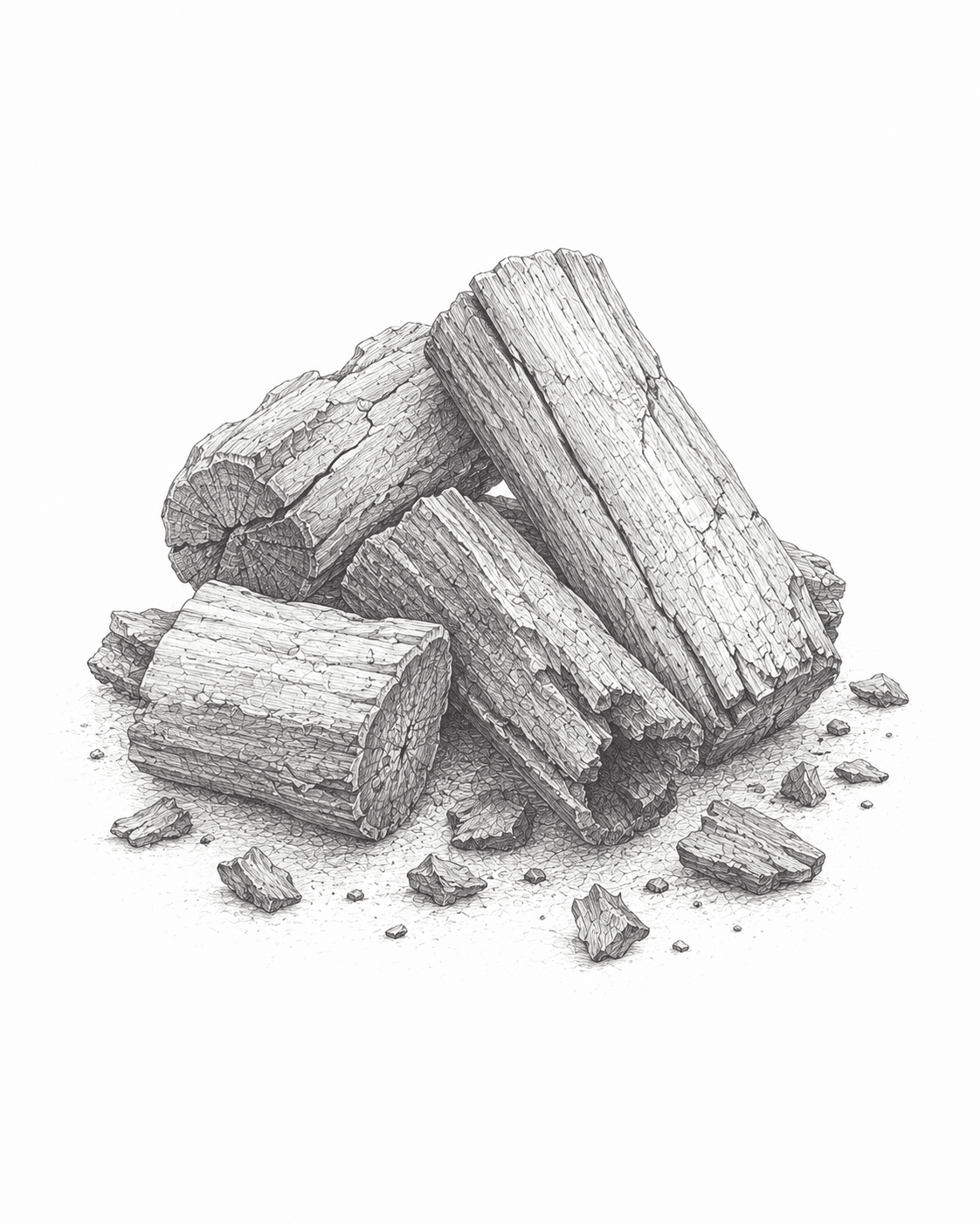 Charcoal — specimen illustration