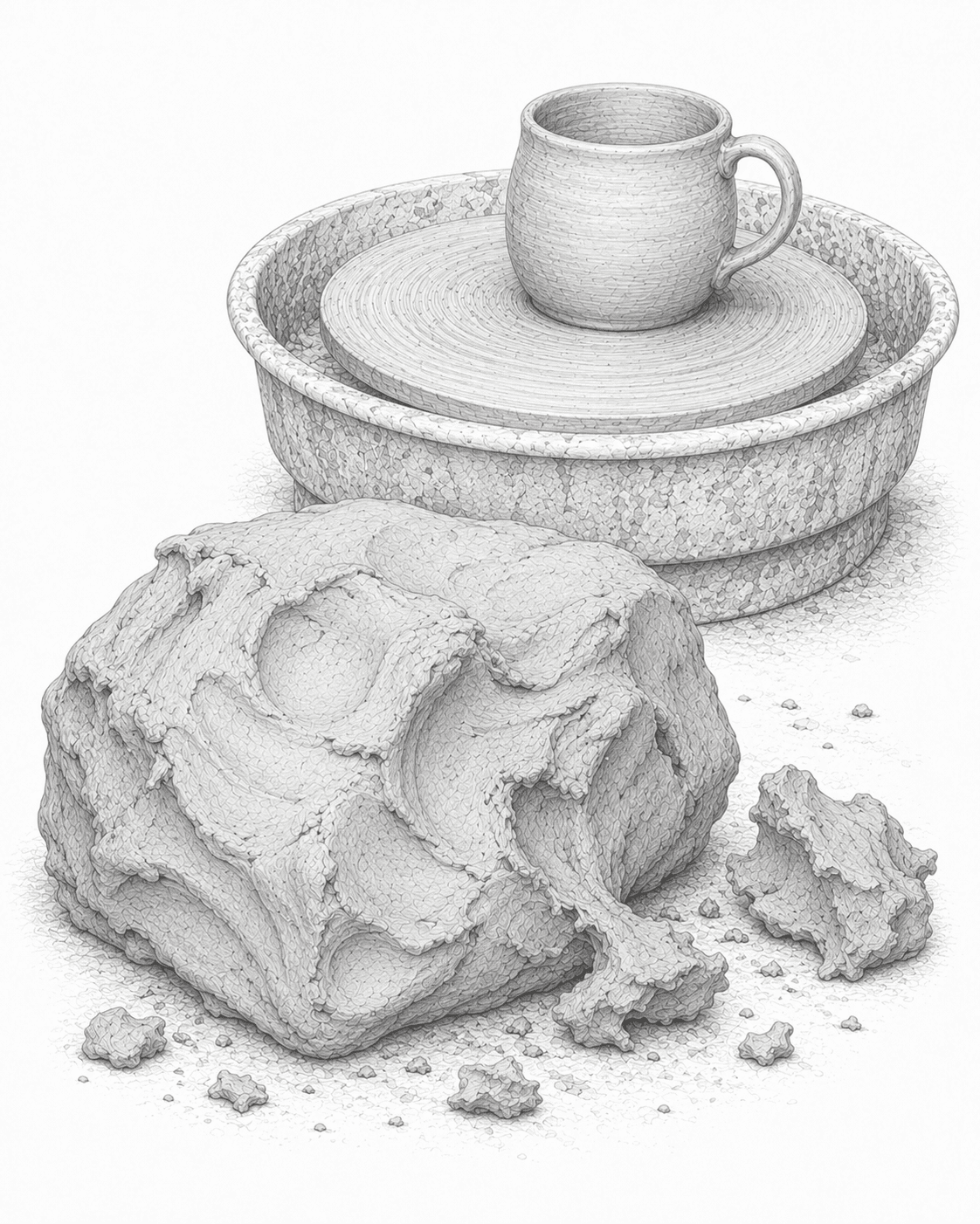 Clay — specimen illustration