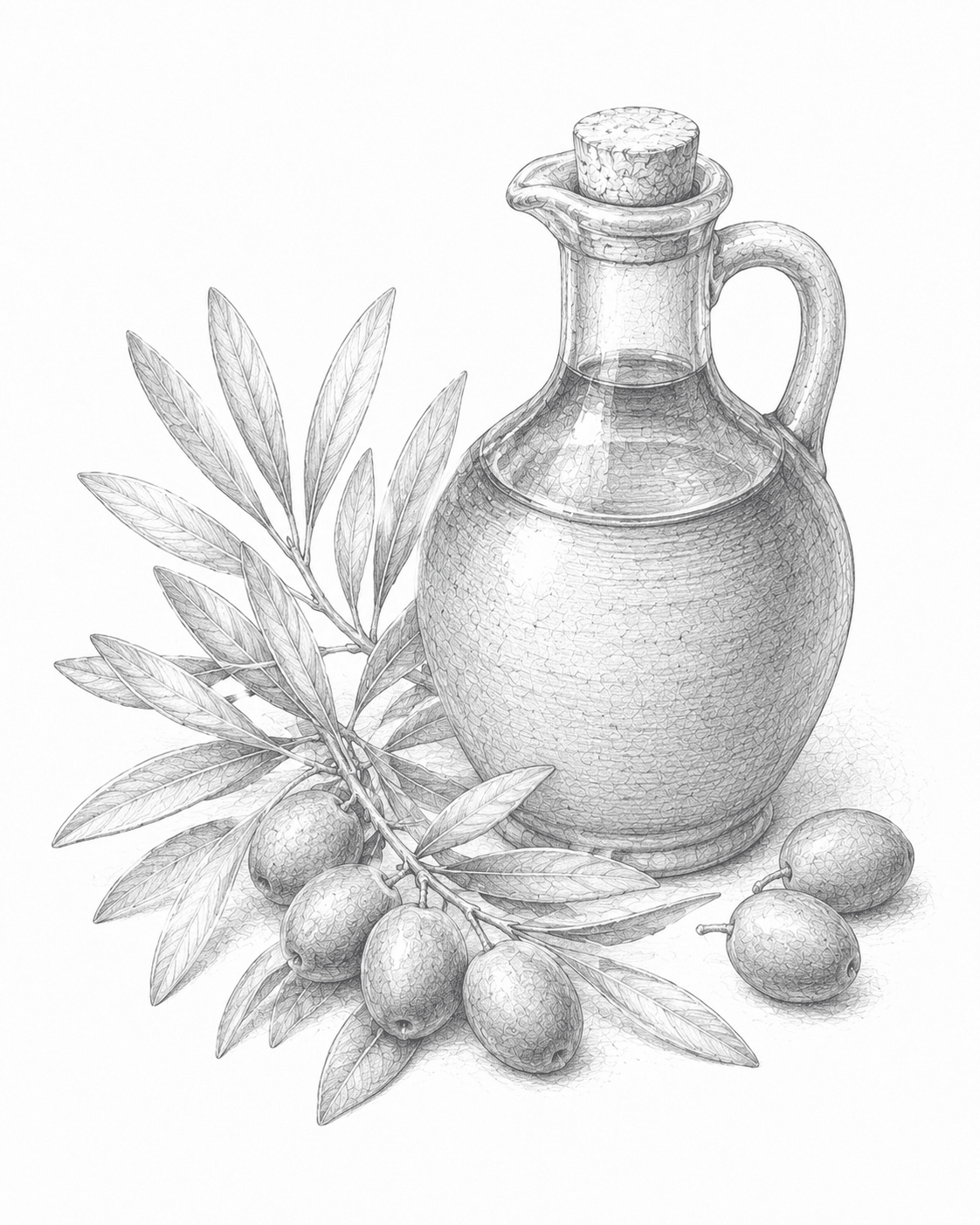 Olive Oil — specimen illustration